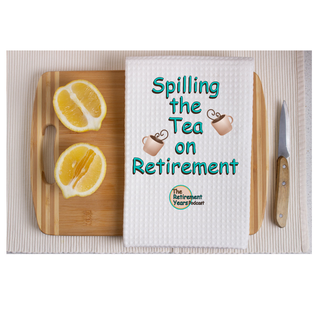 Kitchen Towel Teal Letters
