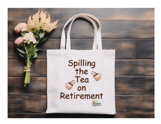 Spilling the Tea - Brown Tote