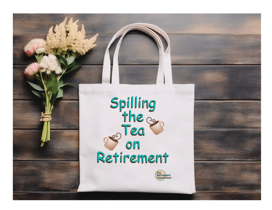 Spilling the Tea - Teal Tote