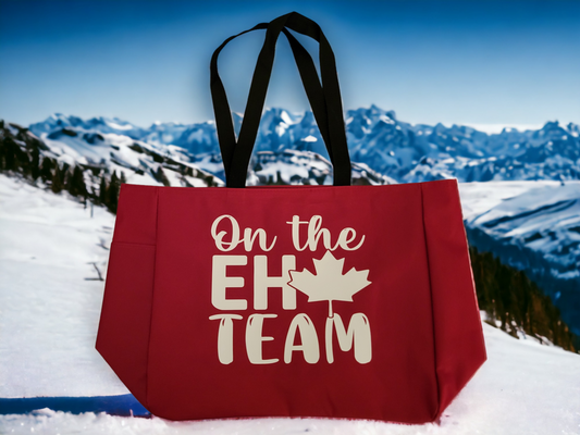 On the Eh Team Canvas Tote