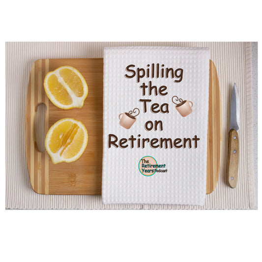 Kitchen Towel Brown Letters